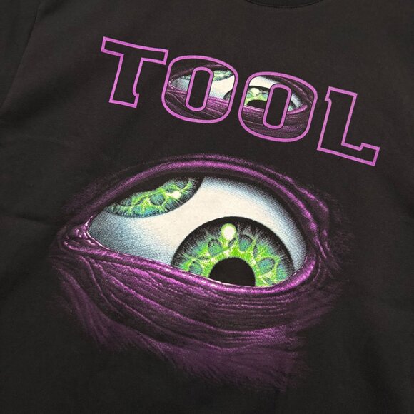 Tool Aenima CD Back Cover Eye Progressive Metal Band Tee L - Picture 4 of 4